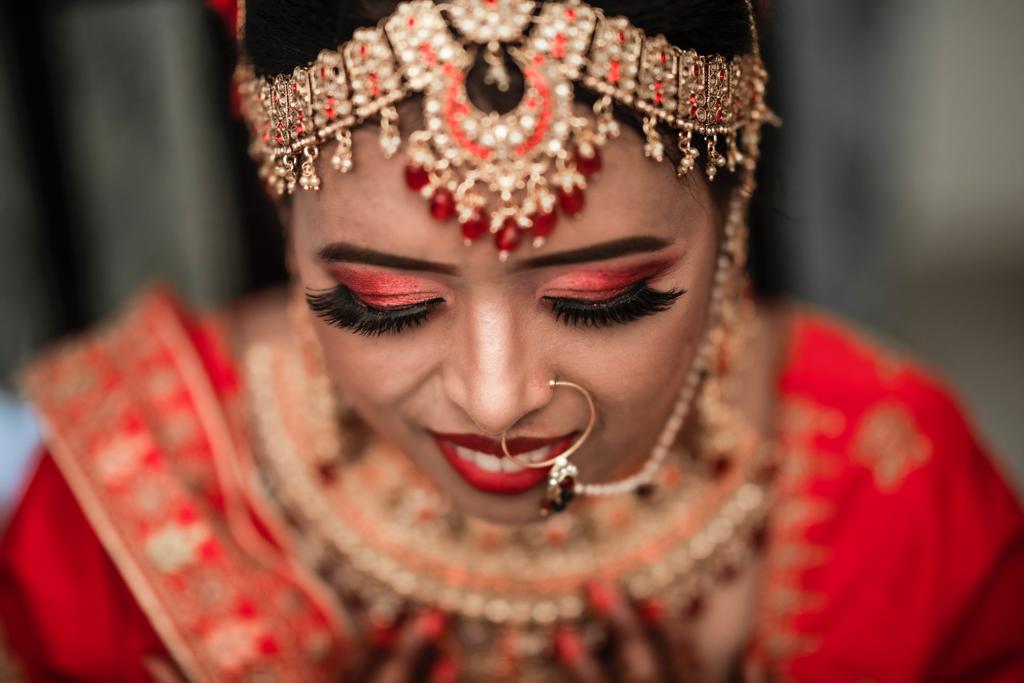 Bridal Grace in Red